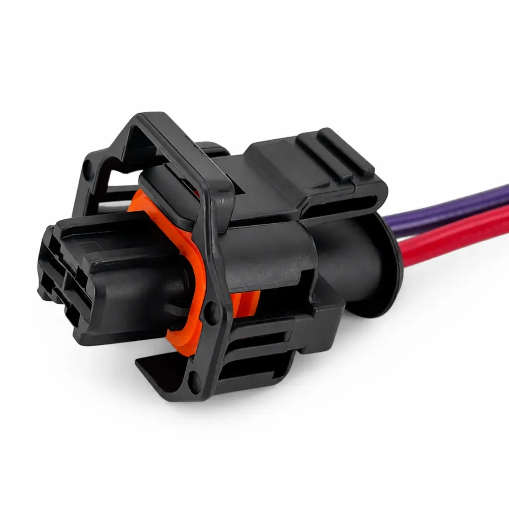 Conector Arnés 2 Vías Sellado Inyector / Sensor CKP — Compatible con Chevy C2 C3, Chevrolet Camaro, Traverse, Buick Enclave, GMC Acadia, Mini Cooper, Hyundai Accent Veloster Sonata, Kia Rio — S-1024 / PT2183 / 88988963