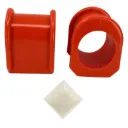Kit 2 Gomas Barra Estabilizadora Delantera Ford Excursion 2WD 2000-2005 Naranja Poliuretano