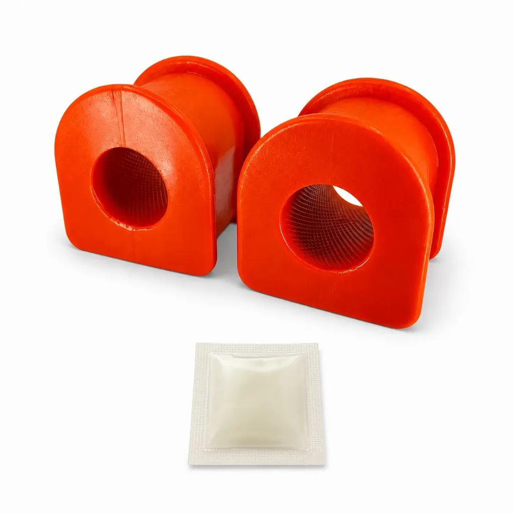 [965-ZBMAR96D] Kit 2 Bujes Barra Estabilizadora Delantera Poliuretano Naranja - Mercury Grand Marquis 1992-1996