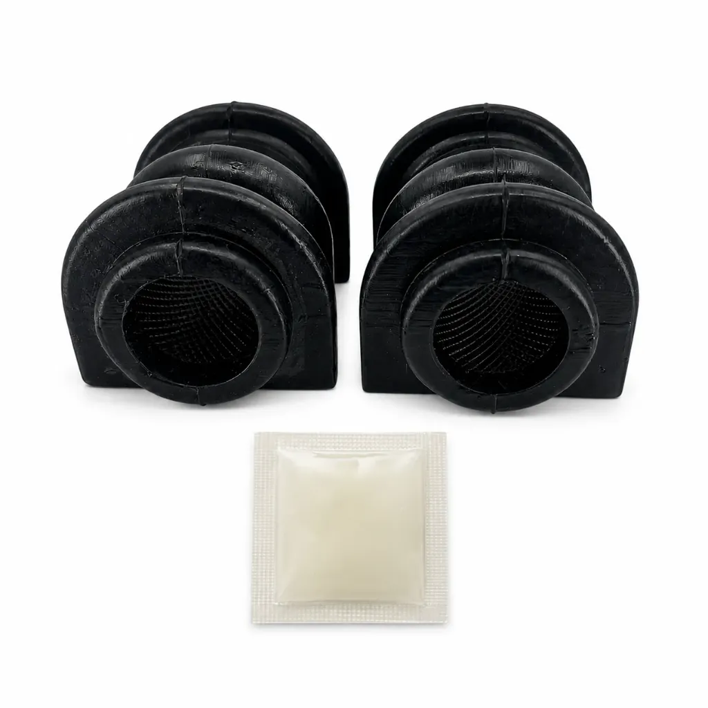 [964-ZBGRANCARN] Kit 2 Gomas Barra Estabilizadora Delantera Poliuretano Negro — Dodge Grand Caravan 2008-2011 / Journey 2009-2020 / Chrysler Town & Country 2008-2011