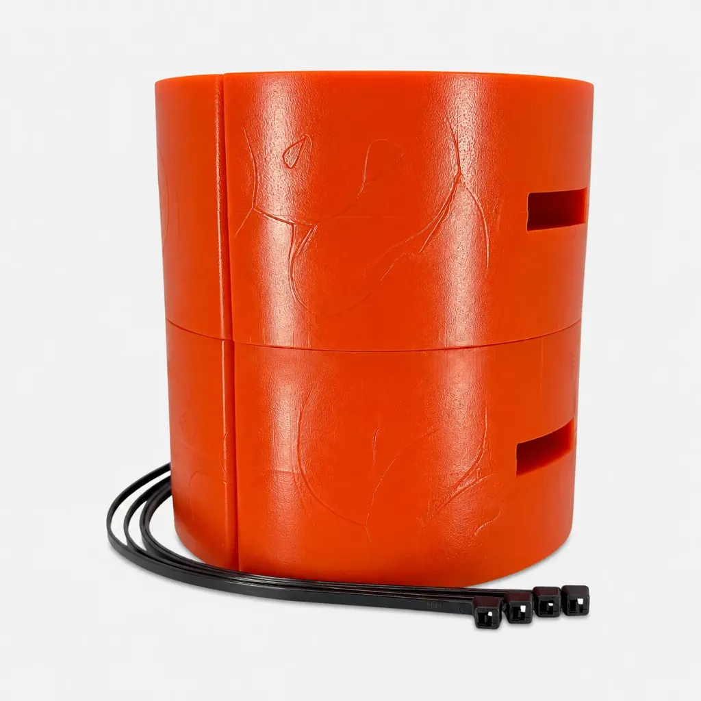 Kit 2 Separadores de Resorte Helicoidal 5" 1 1/2 Poliuretano Naranja — Universal Automóviles