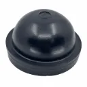 Cubrepolvo Universal Faro LED/HID 80mm — Goma Negra Domo Cerrado