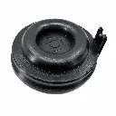 Tapa Cubrepolvo Trasera Faro Universal Negro 80mm — Chevrolet Aveo / Honda CR-V / Honda Fit / Mazda2 / Nissan Versa / Toyota Yaris / Toyota FJ Cruiser / Kia Rio / VW Beetle