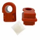 Buje Barra Estabilizadora Delantera Nissan Sentra 2013-2019 y Versa 2007-2012 Poliuretano Naranja — Kit 2 piezas
