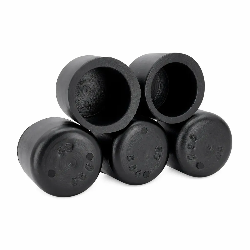 Kit 5 Piezas Tapón de Bomba de Agua 1" (25.4 mm) — Nissan D21 / Pathfinder / 300ZX | Dodge Ram / Dakota / Durango | Ford Ranger | Mazda B4000 | Jeep Grand Cherokee | Chrysler Voyager —  Hule Negro