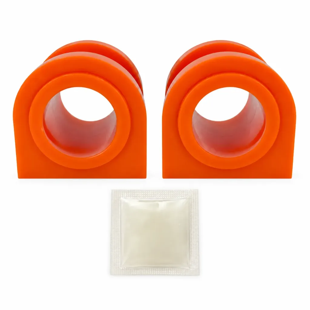 [965-ZBJNYTG] Kit 2 Gomas Barra Estabilizadora Trasera Journey Grande 25mm | OEM 5151206AC | MOOG K200216 | Poliuretano Naranja | 2009-2014