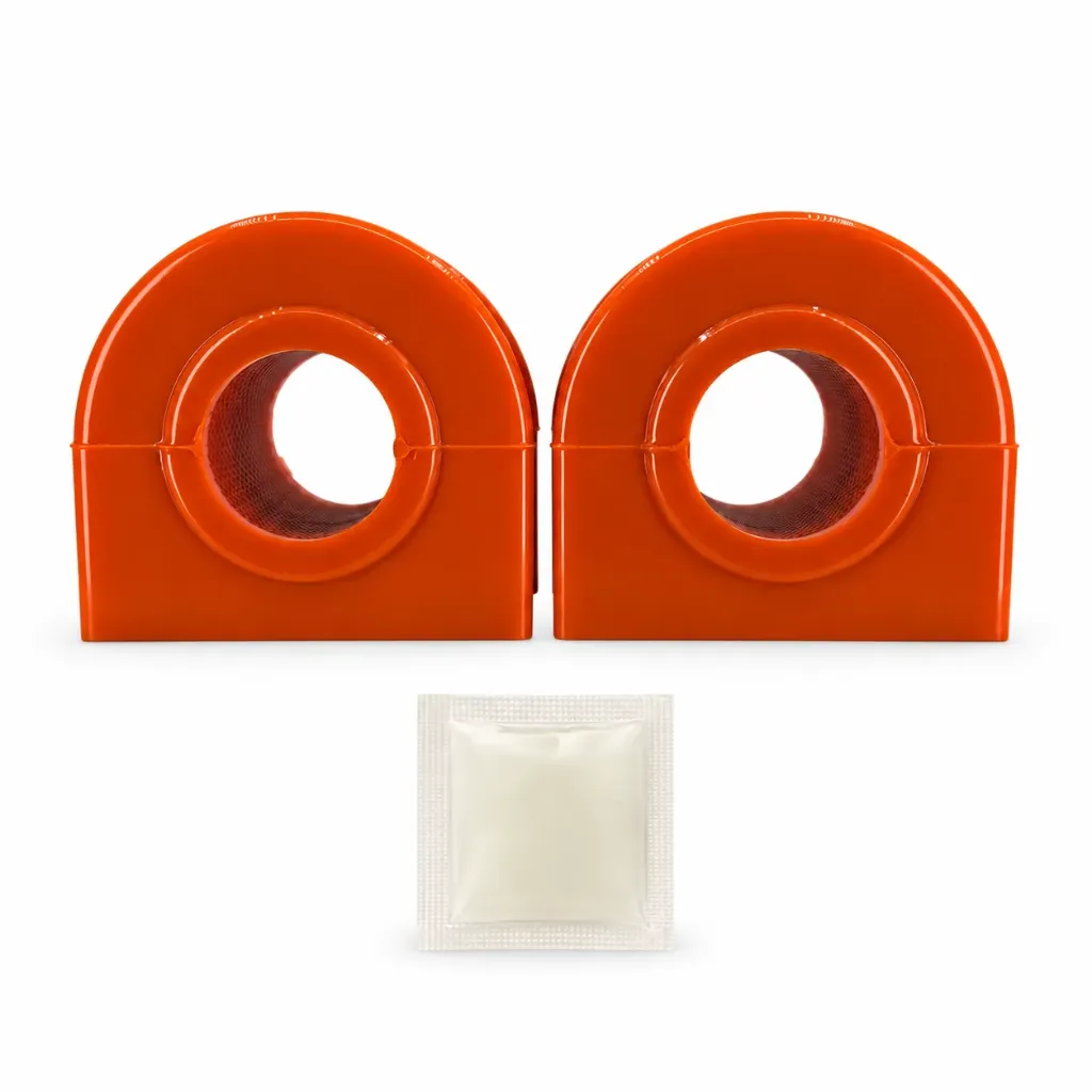 [965-ZBLOBO] Kit 2 Gomas Barra Estabilizadora Delantera Ford Lobo 1997-2002 4x2 Poliuretano 28mm