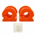 Kit 2 Bujes Gomas Barra Estabilizadora Delantera Volkswagen Vento Polo SEAT Ibiza Poliuretano 16mm