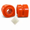Bushing Barra Estabilizadora Delantera Chrysler Voyager Grand Voyager Town & Country Dodge Caravan Grand Caravan 1996-2000 Naranja Poliuretano — Kit 2 Piezas