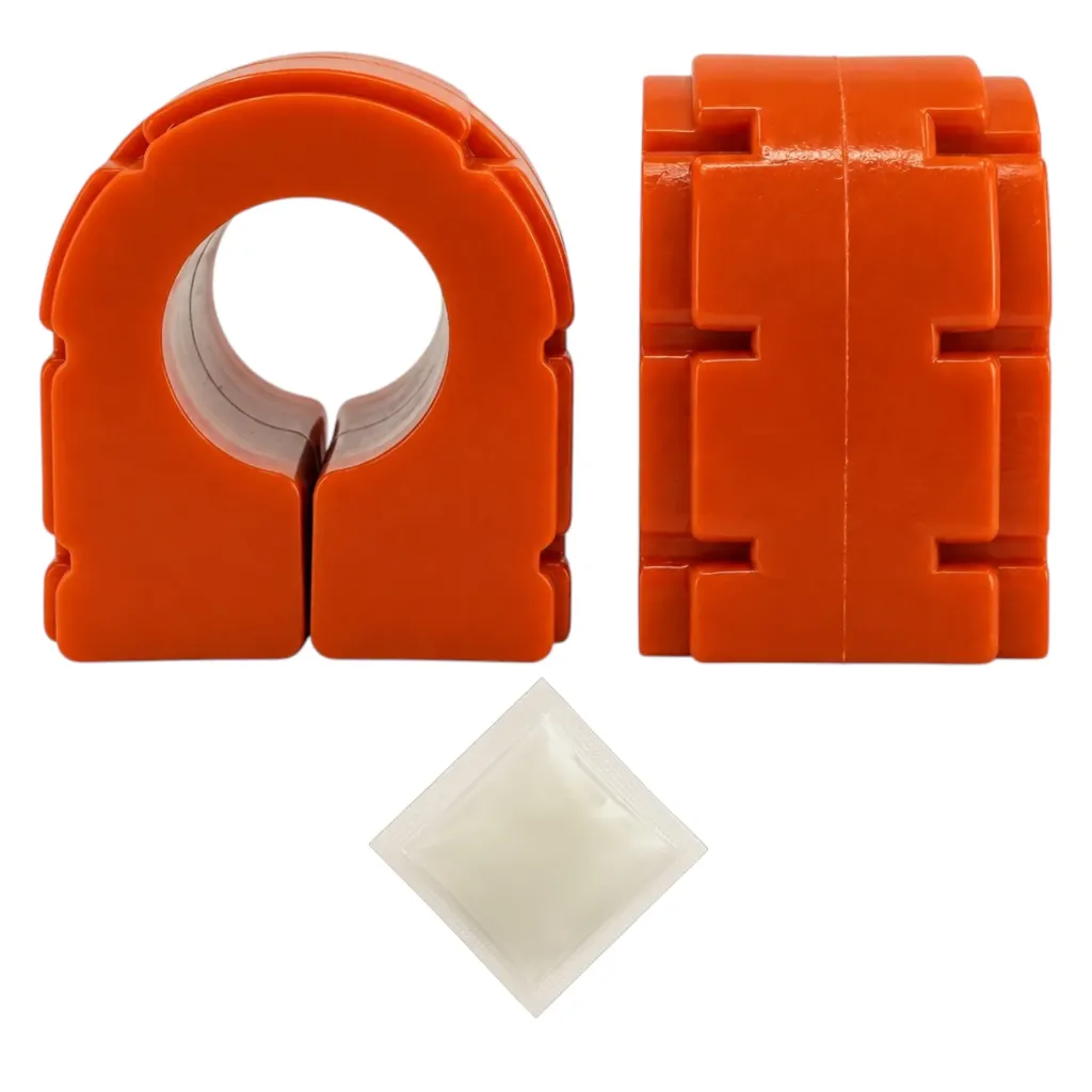 [965-ZBRAN13D] Kit 2 Gomas Barra Estabilizadora Delantera Ford Ranger 2013-2022 28.2 mm