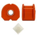 Kit 2 Gomas Barra Estabilizadora Trasera Ford Expedition 1997-2002 / Lincoln Navigator 1998-2002 4x2 — Poliuretano Naranja 20 mm