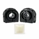 KIT 2 Gomas Barra Estabilizadora Trasera VW Tiguan Passat Golf GTI 17mm | Poliuretano Negro