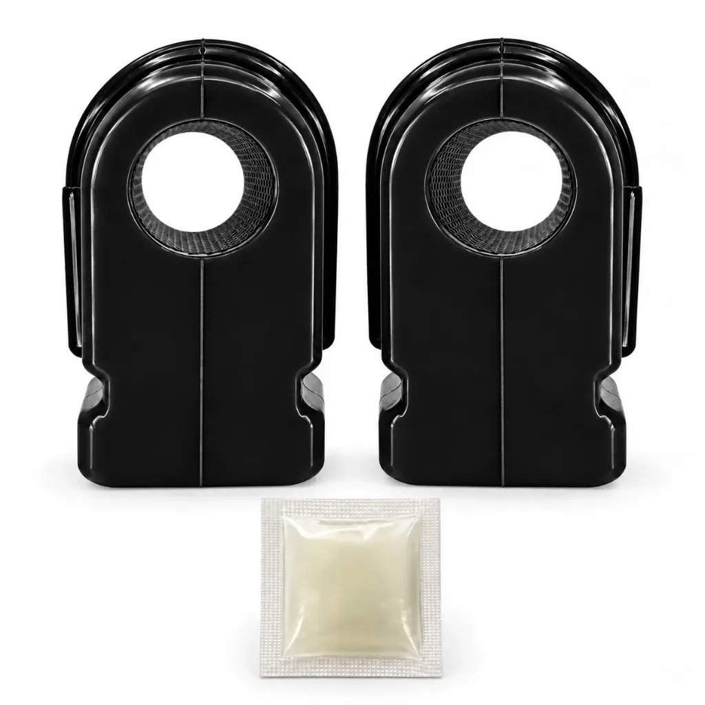[965-ZBMEGANEIIN] Kit 2 BARRA ESTAB REANULT MEGANE II (03-09)SCENIC II, CLIO III HB (05-12) DELANTERA POLIURETANO NEGRO