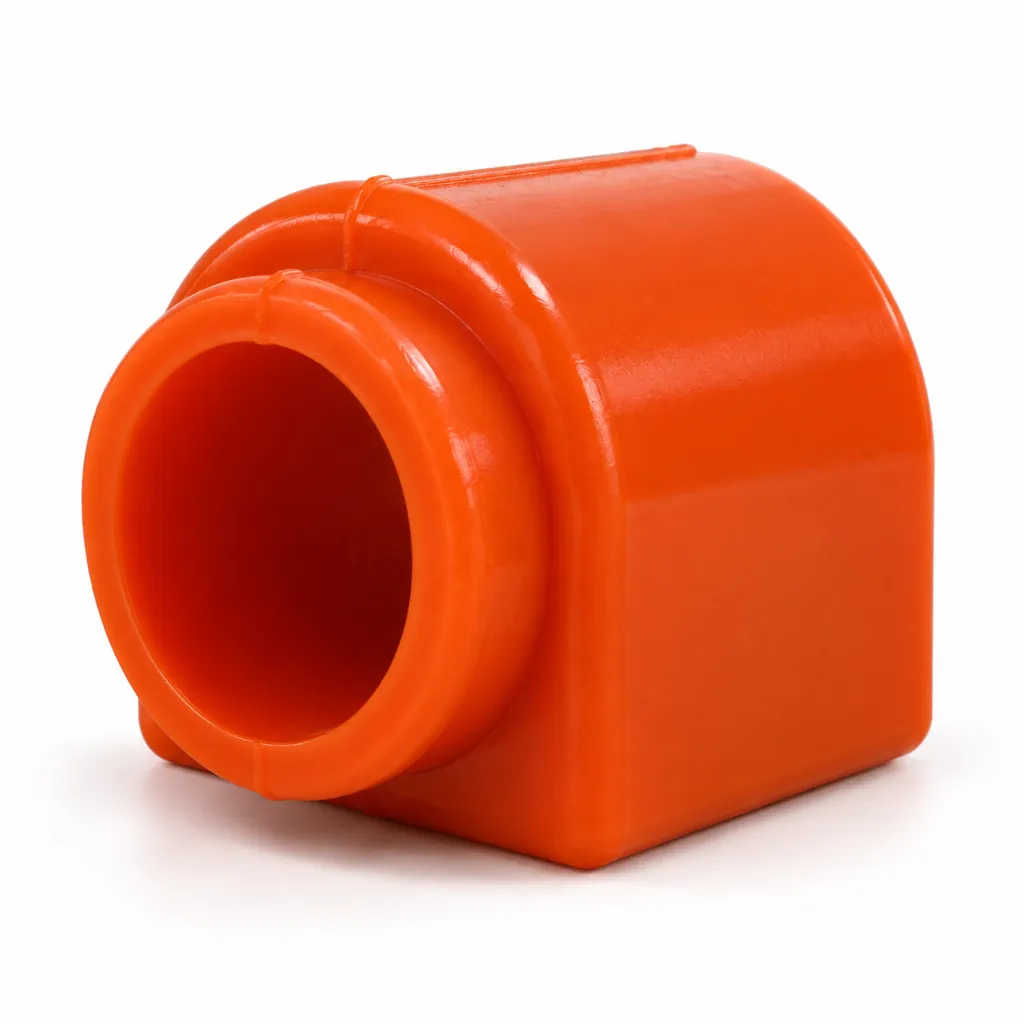 Kit de 2 Gomas Barra Estabilizadora Delantera Chevrolet TrailBlazer (06-09), TrailBlazer SS (06-09) / GMC Envoy (06-09), Envoy Denali (06-09) - Naranja Poliuretano