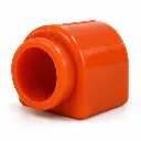 Kit de 2 Gomas Barra Estabilizadora Delantera Chevrolet TrailBlazer (06-09), TrailBlazer SS (06-09) / GMC Envoy (06-09), Envoy Denali (06-09) - Naranja Poliuretano