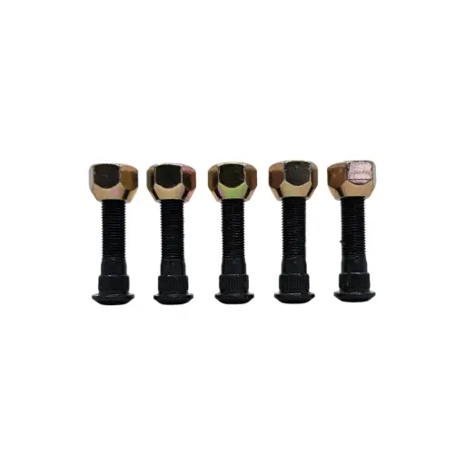 [TA10-114RT (5) / BR30-033RP (5)] Kit 5 Tuercas Cónicas Y 5 Birlos Largo Para Nissan