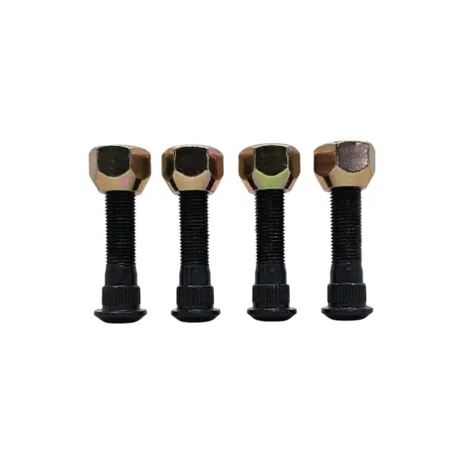 [TA10-114RT (4) / BR30-033RP (4)] Kit 4 Tuercas Cónicas Y 4 Birlos Largo Para Nissan