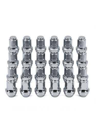 [TA30-328RC (24)] Kit de 24 Tuercas Cromadas 14x2 Larga para Ford Lobo 2000–2014