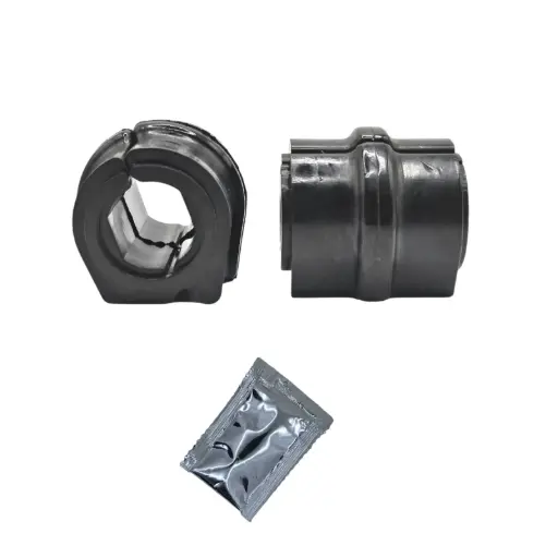 [965-ZBPARTDIEDN] Kit 2 gomas de barra estabilizadora Peugeot Partner, Tepee, Diesel Delantera Poliuretano Negro